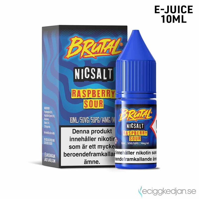 Just Juice Brutal | Raspberry Sour | 10ml E-Juice