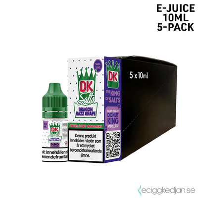 DK Salts | Dragon Razz Grape | 10ml E-Juice | 5pack
