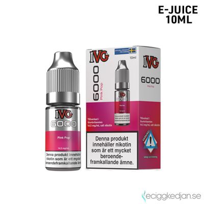 IVG 6000 | Pink Pop | 10ml E-Juice | 14,5mg Saltnikotin