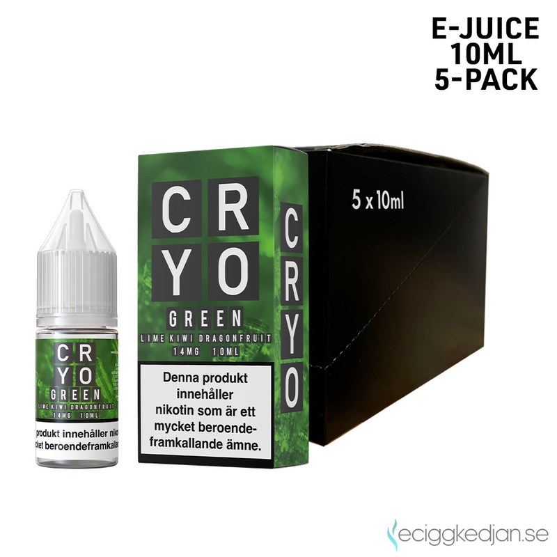 Cryo Salt | Green | 10ml E-Juice | 5pack