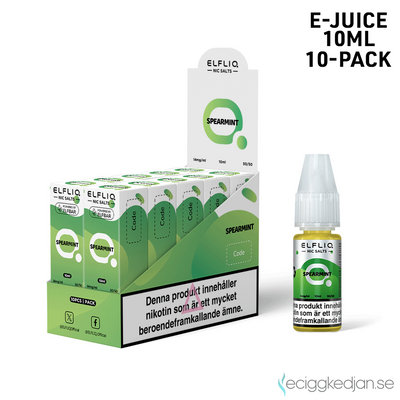 Elfliq | Spearmint | 10ml E-Juice | 10pack