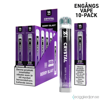 N One Crystal | Berry Blast | Engångsvape | 10pack