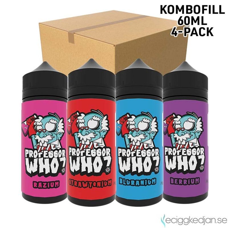 Professor Who? | Komplett Pack | 4st*Kombofill 60ml
