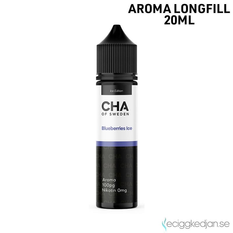 CHA of Sweden Ice Edition | Blueberries Ice | 20ml Aroma Longfill