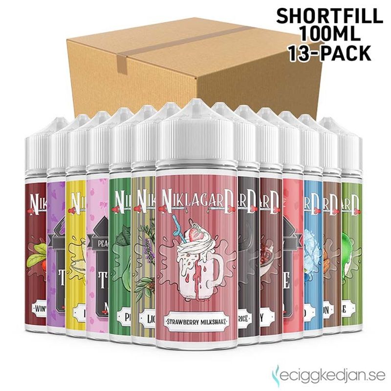 Niklagard | Komplett Pack | 13st*Shortfill 100ml