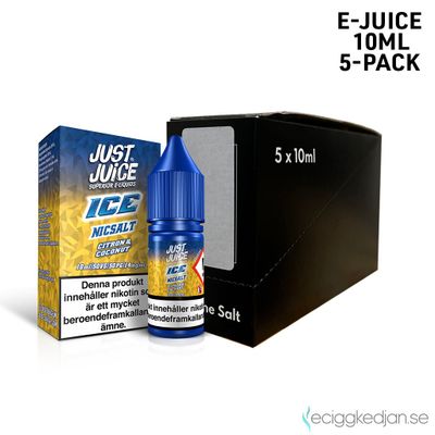 Just Juice Ice | Citron & Coconut | 10ml E-Juice | 5pack