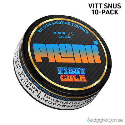 Frunk Slim | Fizzy Cola | All White | 10pack