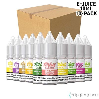 Arius Bar Salt Fruity 14mg Nikotinsalt | Komplett Pack | 10*1