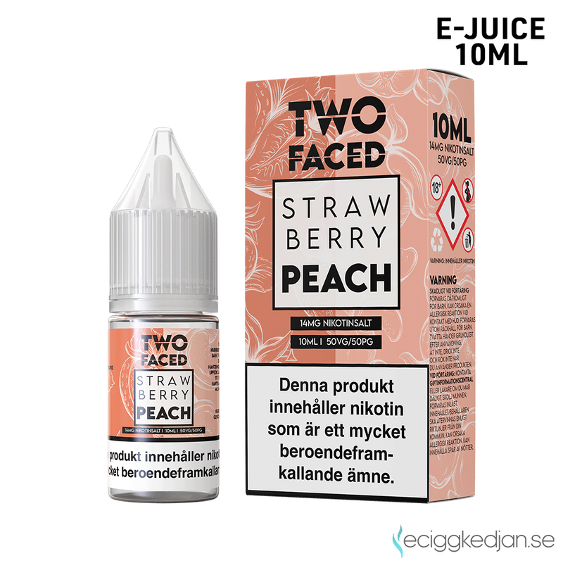 Two Faced | Strawberry Peach | 10ml E-Juice