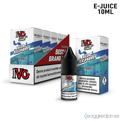 IVG Salts | Blue Raspberry | 10ml E-Juice | 14,5mg Saltnikotin | 5pack