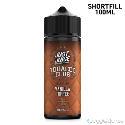 Just Juice Tobacco Club | Vanilla Toffee | 100ml Shortfill
