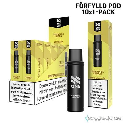 N One Pod V2 | Pineapple Lemon | Förfylld Pod | 10pack
