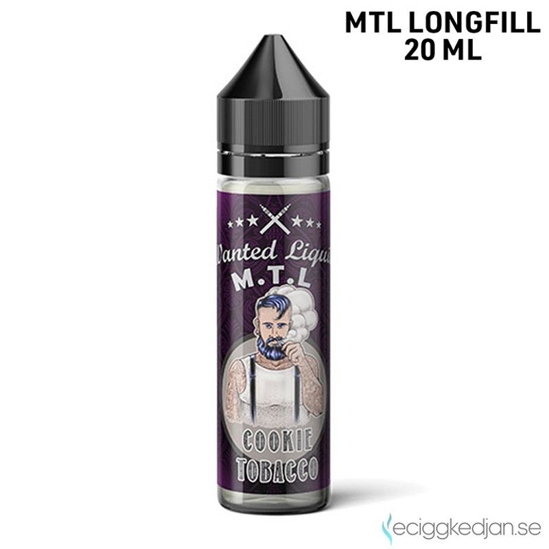 Wanted Liquid | Cookie Tobacco | 20ml Longfill