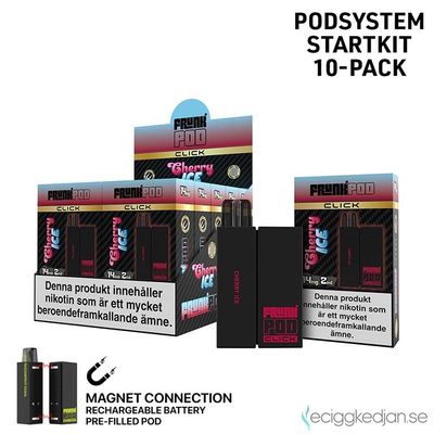 Pod Click Kit | Frunk | Cherry Ice | Batteri inkl Förfylld Pod | 2*10pack | Limited Edition