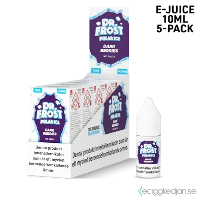 Dr Frost Polar Ice Nic Salt | Dark Berries | 10ml E-Juice | 14,5mg Saltnikotin | 5pack