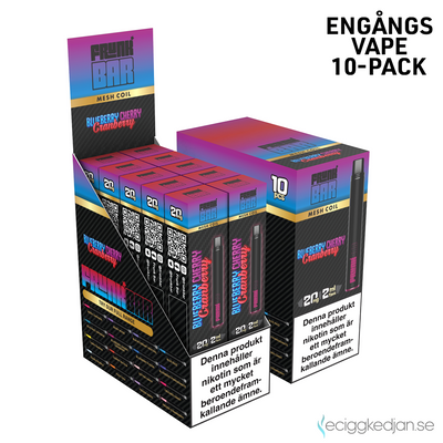 Frunk Bar | Blueberry Cherry Cranberry | Engångsvape | 20mg | 10pack