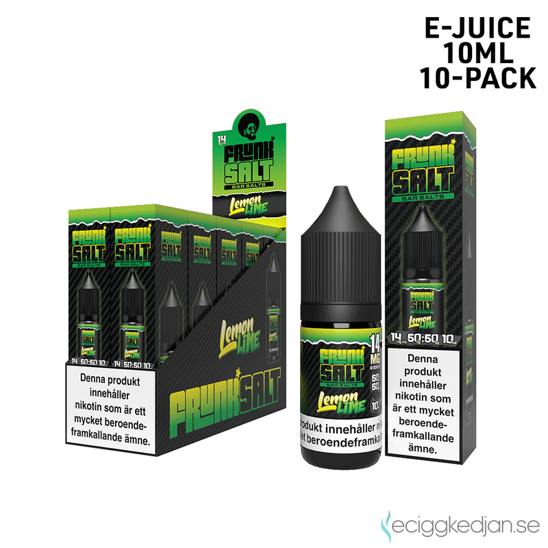 Frunk Salt | Lemon Lime | 10ml E-Juice | 10pack