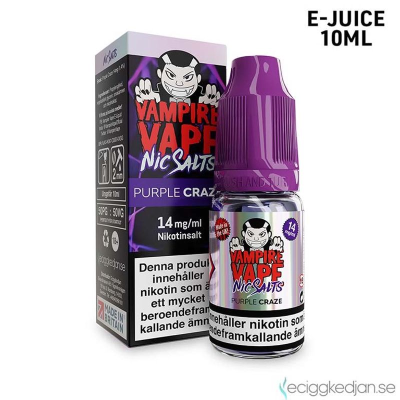 Vampire Vape | Purple Craze | 10ml E-Juice