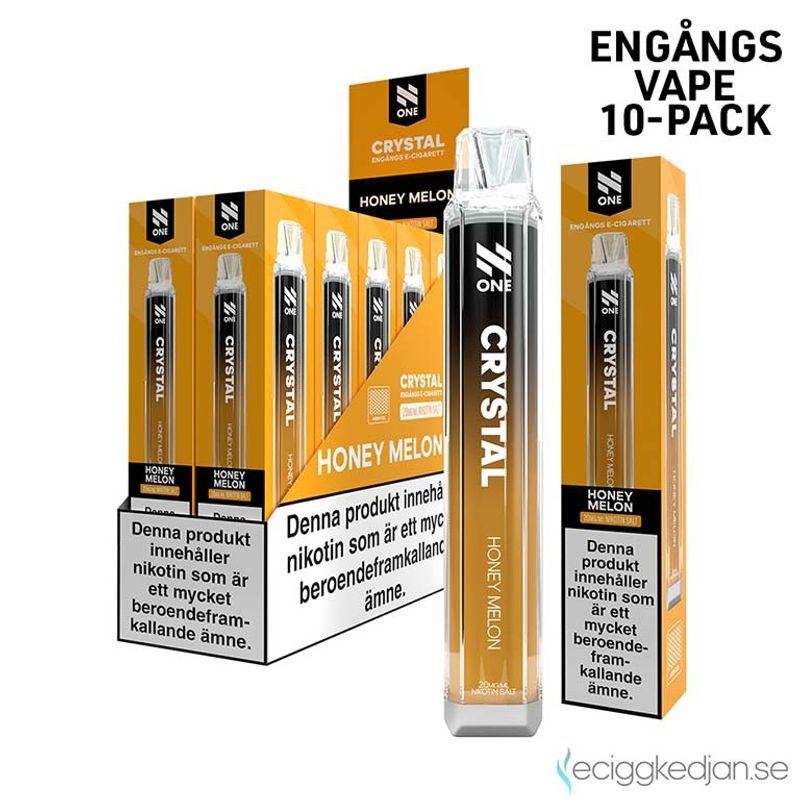 N One Crystal | Honey Melon | Engångsvape | 10pack