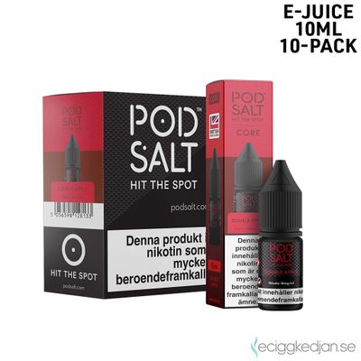 Pod Salt Core | Double Apple | 10ml E-Juice | 10pack