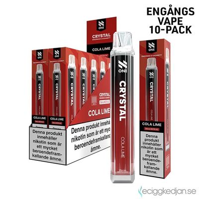 N One Crystal | Cola Lime | Engångsvape | 10pack