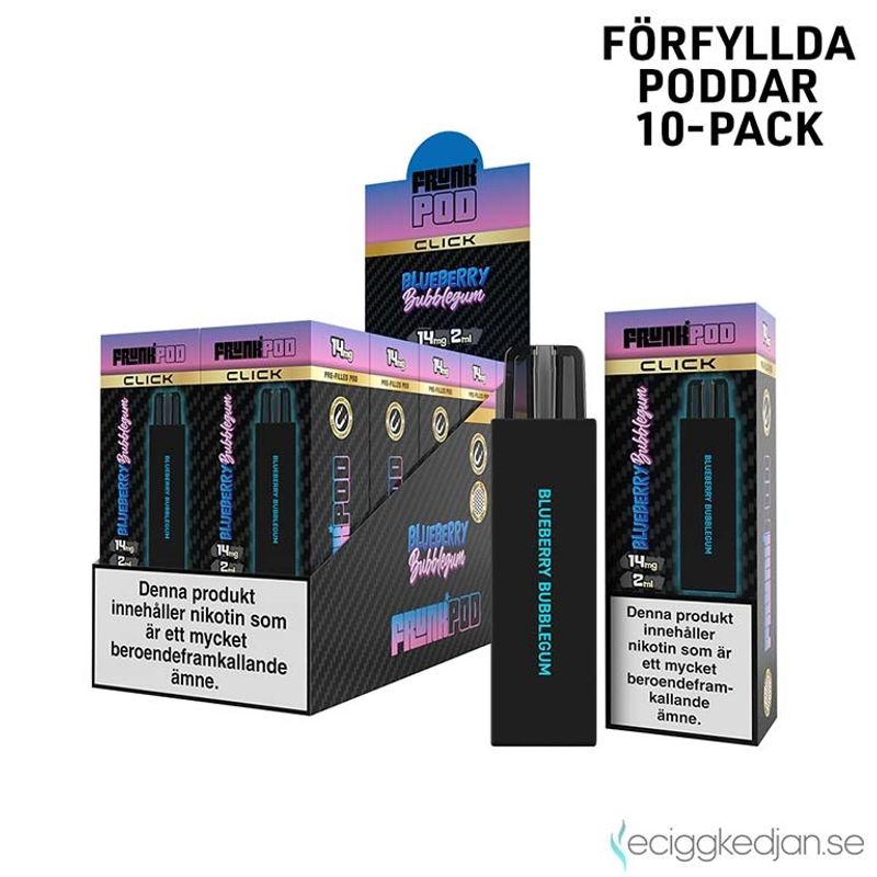 Pod Click | Frunk | Blueberry Bubblegum | 10pack