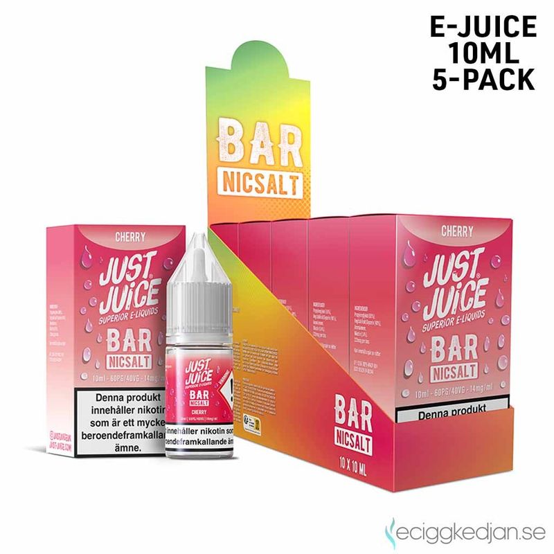 Just Juice Bar | Cherry | 10ml E-Juice | 10pack