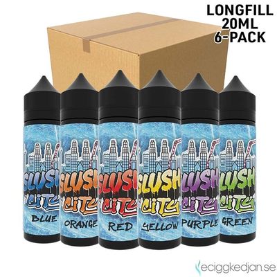 Slush City | Komplett Pack | 6st*Longfill 20ml