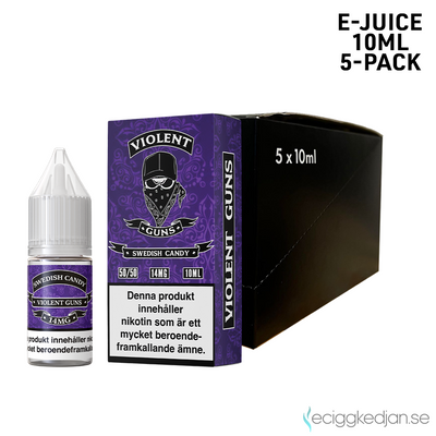 Swedish Candy Salt | Violent Guns | 10ml E-Juice | 5pack