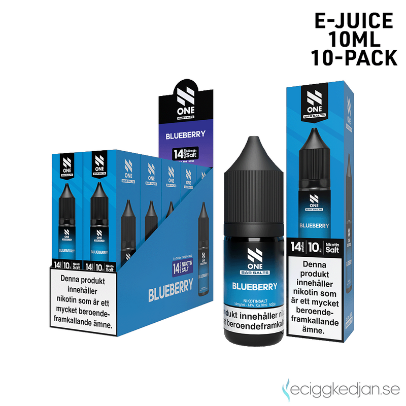 N One Crystal | Blueberry | 10ml E-Juice | 10pack