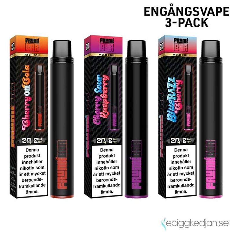 Frunk Bar Mixpack | Cherry Mix | Engångsvape