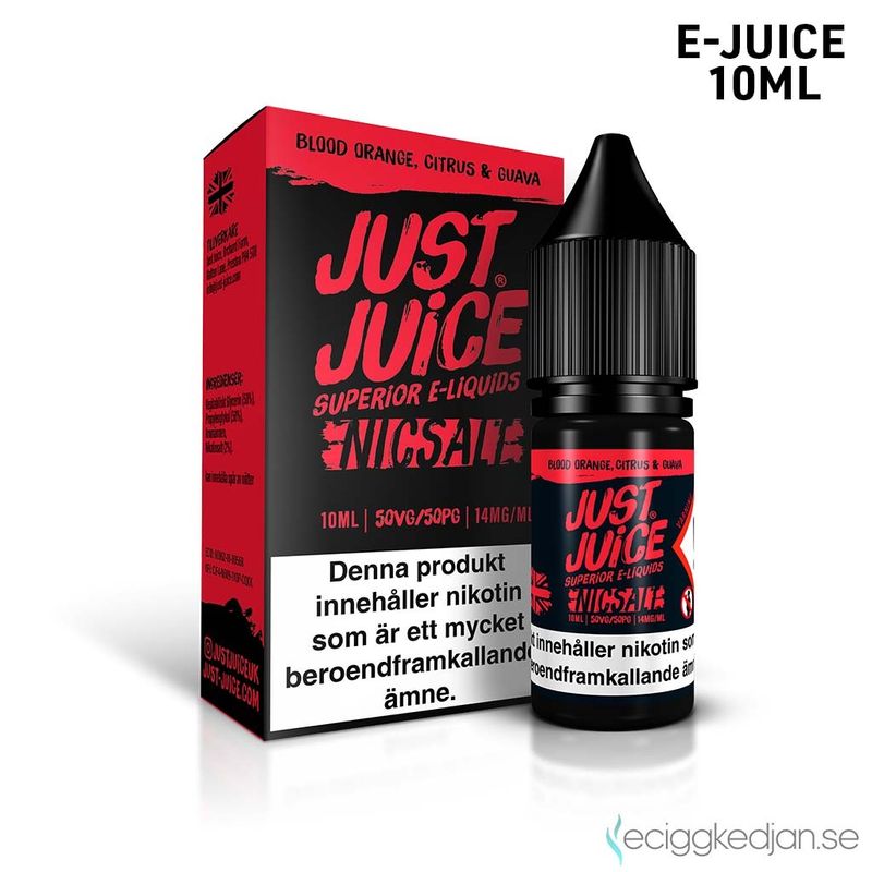 Just Juice Iconic | Blood Orange Citrus & Guava | 10ml E-Juice