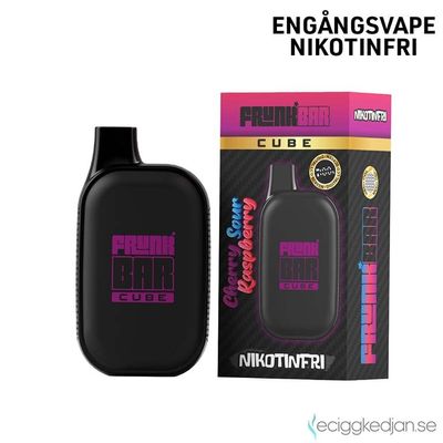 Frunk Bar Cube ZERO | Cherry Sour Raspberry | Nikotinfri Engångsvape