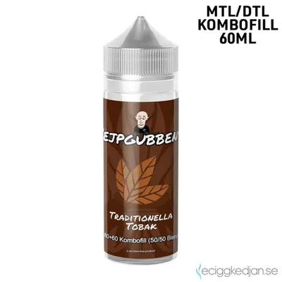 Vejpgubbens | Traditionella Tobak | 60ml Kombofill