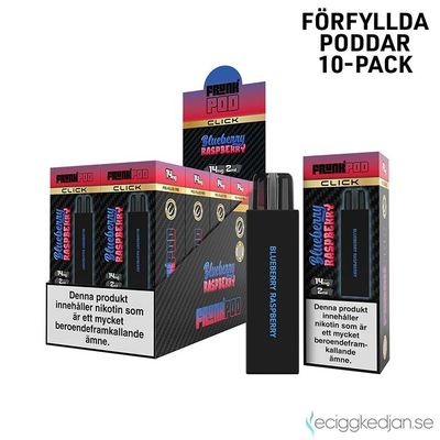 Pod Click | Frunk | Blueberry Raspberry | 10pack