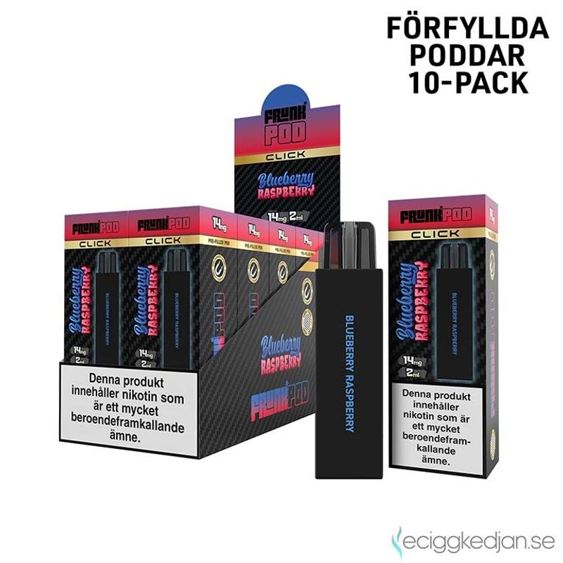 Pod Click | Frunk | Blueberry Raspberry | 10pack