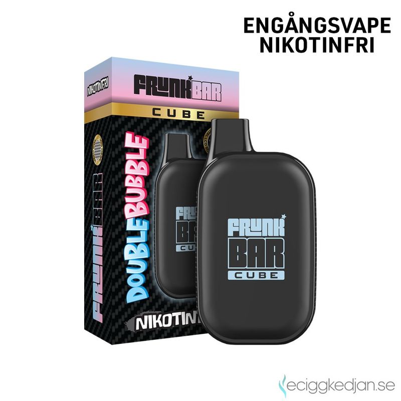 Frunk Bar Cube ZERO | Double Bubble | Nikotinfri Engångsvape