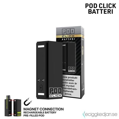 Pod Click Batteri | Svart | 1pack