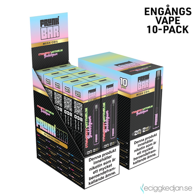 Frunk Bar | Strawberry Watermelon Bubblegum | Engångsvape | 20mg | 10pack