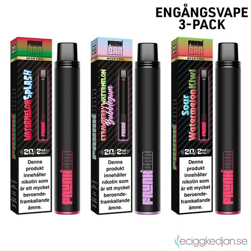 Frunk Bar Mixpack | Watermelon Mix | Engångsvape