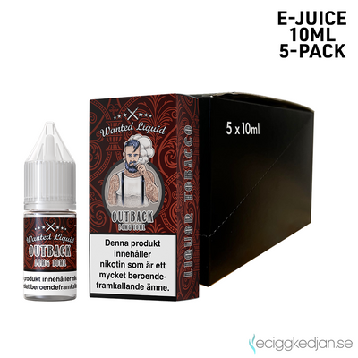 Wanted Salt | Outback | 10ml E-Juice | 5pack