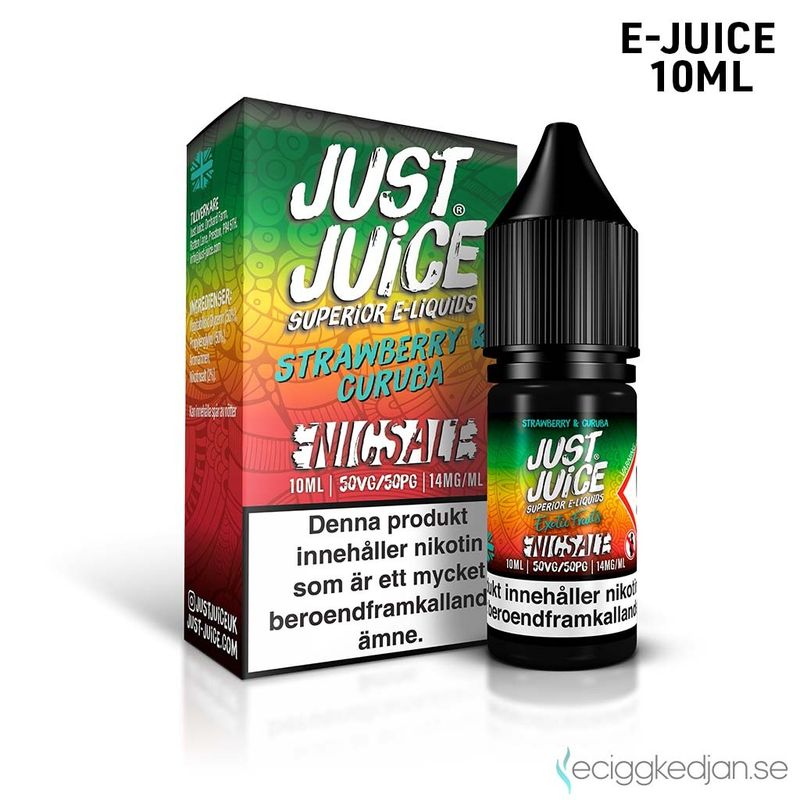 Just Juice Exotic Fruits | Strawberry & Curuba | 10ml E-Juice