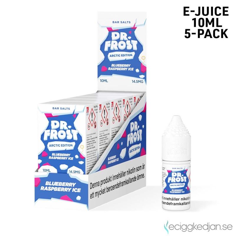 Dr Frost Arctic Edition Bar Salt | Blueberry Raspberry Ice | 10ml E-Juice | 14,5mg Saltnikotin | 5pack