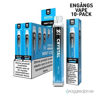 N One Crystal | Mint Ice | Engångsvape | 10pack