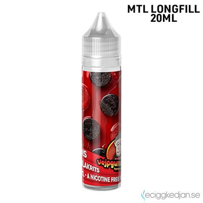 Vejpgummans Godis | Hallonlakrits | 20ml Longfill