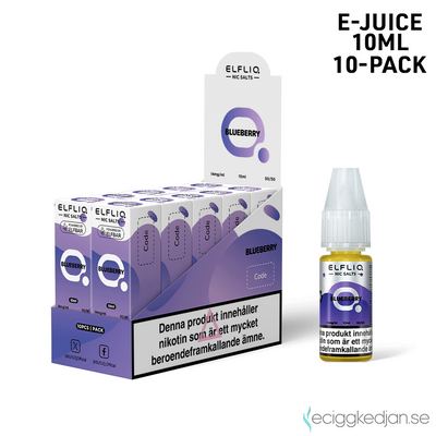 Elfliq | Blueberry | 10ml E-Juice | 10pack