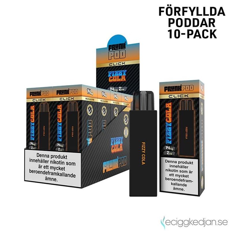 Pod Click | Frunk | Fizzy Cola | 10pack