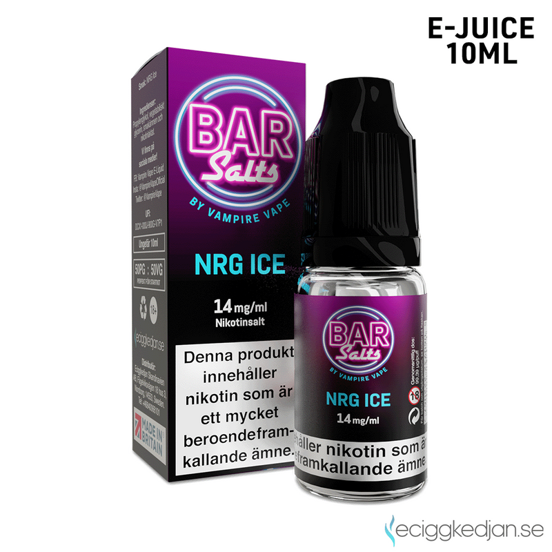 Bar Salts | NRG Ice | 10ml E-Juice