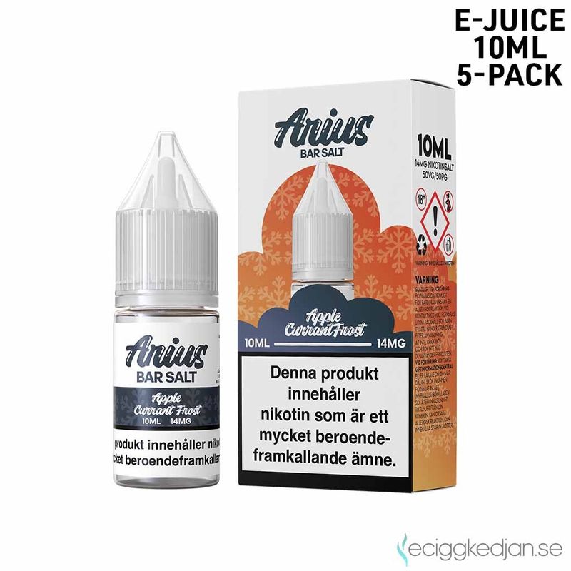 Arius Bar Salt Frost | Apple Currant Frost | 10ml E-Juice | 5pack