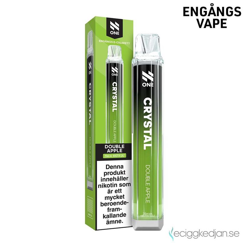 N One Crystal | Double Apple | Engångsvape